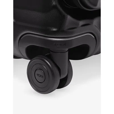 Tumi Black Texture Medium Front Access Expandable Checked Suitcase 66cm In Black