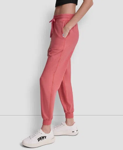 Dkny Slim Fit Jogger In Pink