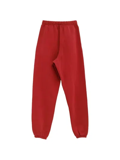 Essentials Drawstring Trousers In Red