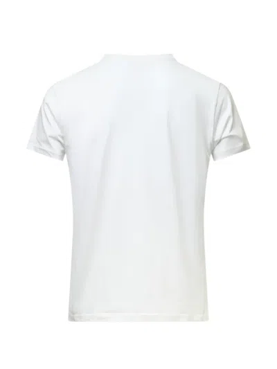 Black Score Printed T-shirt In White