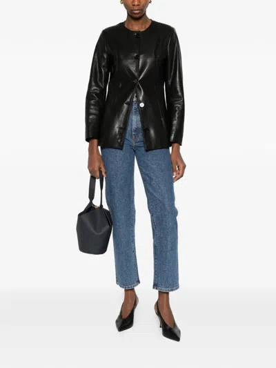 Khaite Danielle Denim Cotton Jeans In Blue