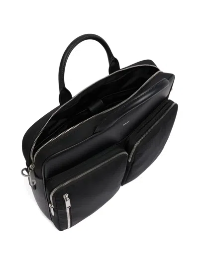 Bally Vogel Briefcase In Black