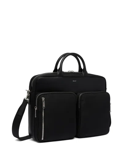 Bally Vogel Briefcase In Black