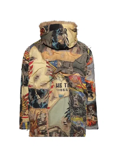 Who Decides War Printed Parka In Multi