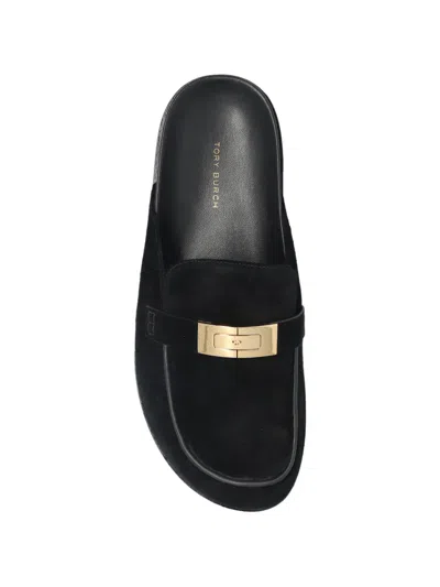 Tory Burch Black Leelee Mules In Black
