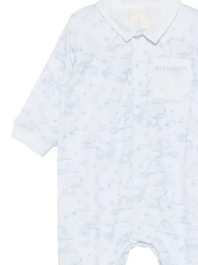 Givenchy Patterned Babygrow Set In White