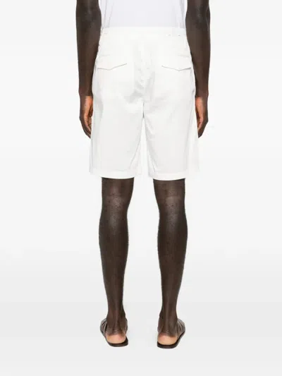 Eleventy Drawstring Bermuda Shorts In White