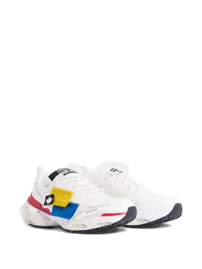 Dsquared2 Logo-appliqué Sneakers In Multi