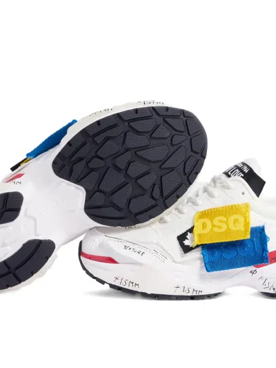Dsquared2 Logo-appliqué Sneakers In Multi