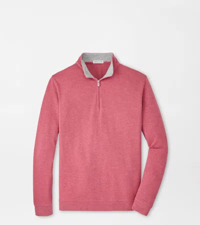 Peter Millar Crown Comfort Stripe Pullover Sweater In Pink