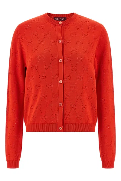 Gucci Sweaters Bright In Red