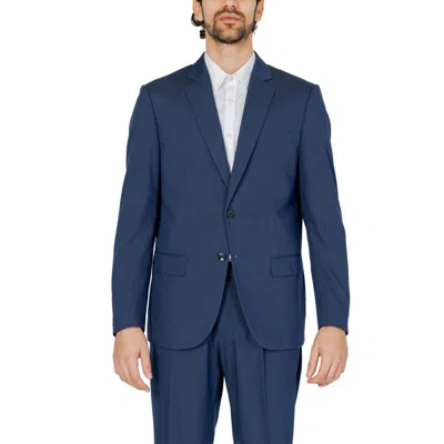 Antony Morato Polyester Men's Suit In Blue