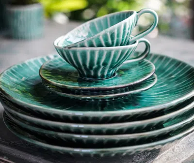 Serax X Verde Lanza Starter Plate In Green