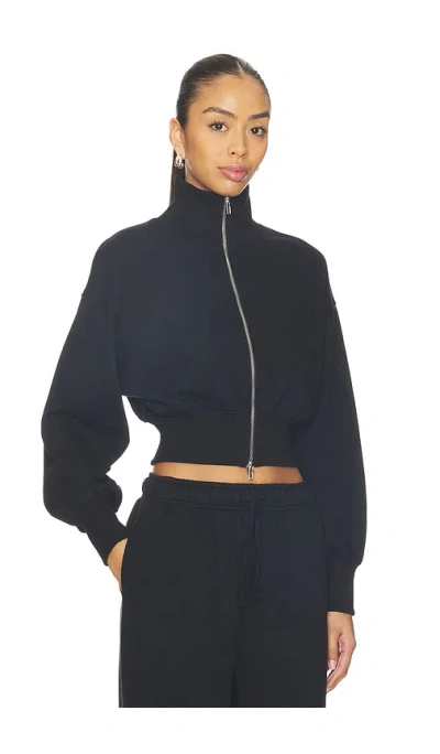 Superdown Branka Zip Up Jacket In Black