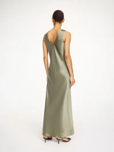 By Malene Birger Levita Satin Maxi Dress In Multi