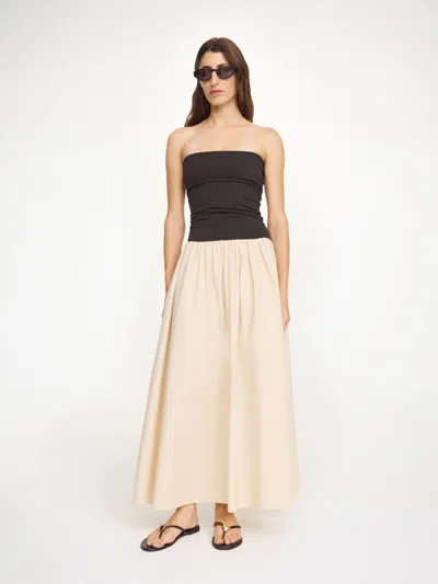 By Malene Birger Marc Organic Cotton Maxi Dress In Neutral