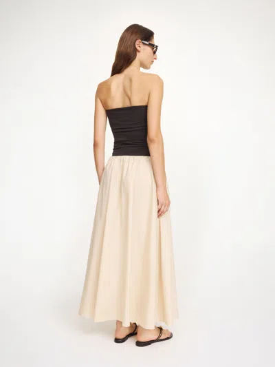 By Malene Birger Marc Organic Cotton Maxi Dress In Neutral