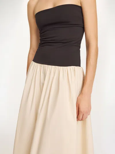 By Malene Birger Marc Organic Cotton Maxi Dress In Neutral