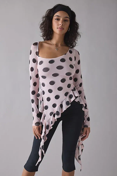 Afrm Doris Top In Pink