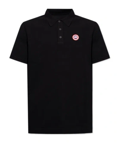 Canada Goose Lanvin Grey Embroidered Logo Cotton Sweatshirt In Black