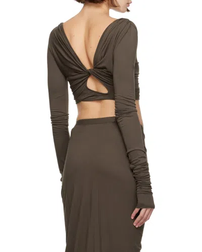 Rick Owens Asymmetric-design Top In Multi