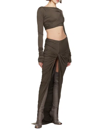 Rick Owens Asymmetric-design Top In Multi