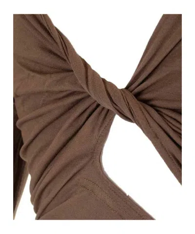 Rick Owens Asymmetric-design Top In Multi