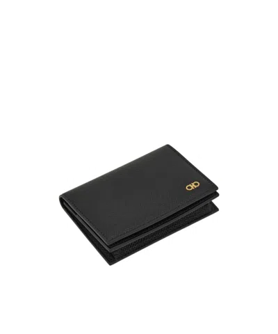 Ferragamo Card Case In Black