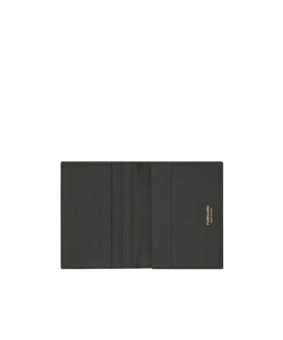 Ferragamo Card Case In Black