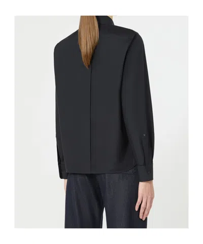 Max Mara Buttoned Shirt In Black