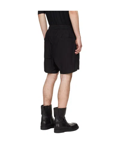 Thom Krom Drawstring Multiple-pocket Shorts In Black