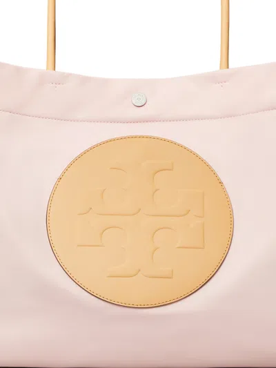 Tory Burch Ella Twist Reversible Tote Rose Mist In Pink