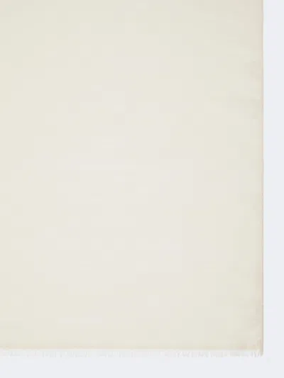 Max Mara Pattern Scarf In White