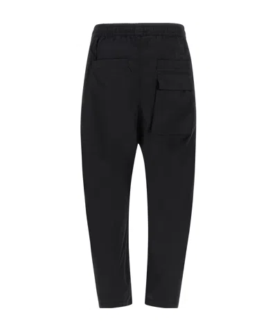 Thom Krom 34 Drawstring Low-crotch Pants In Black