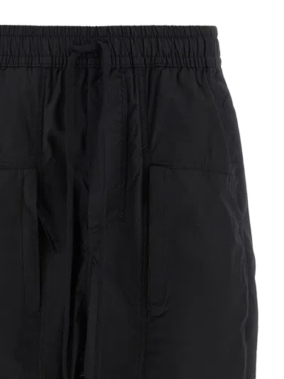 Thom Krom 34 Drawstring Low-crotch Pants In Black
