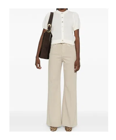 Dondup Five-pocket Belt-loop Jeans In Brown