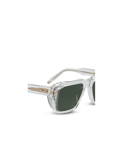 Akoni Square-frame Sunglasses In Green