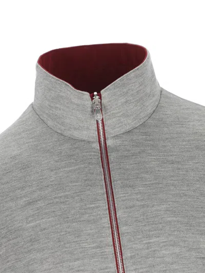 Brunello Cucinelli Reversible Jacket In Multi