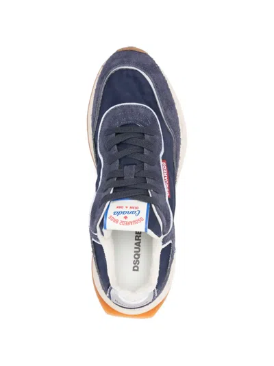 Dsquared2 Blue Sprinter Sneakers In Blue