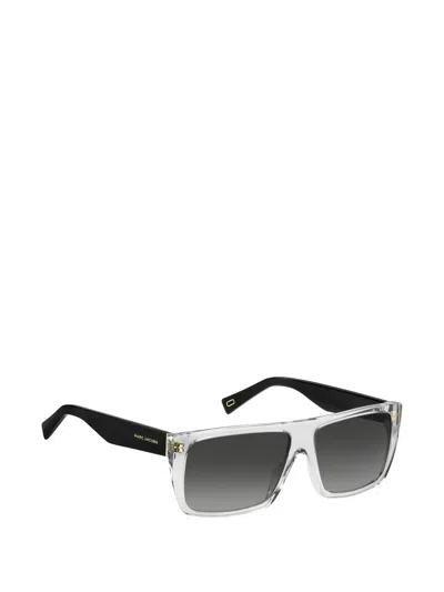 Marc Jacobs Square-frame Sunglasses In Black