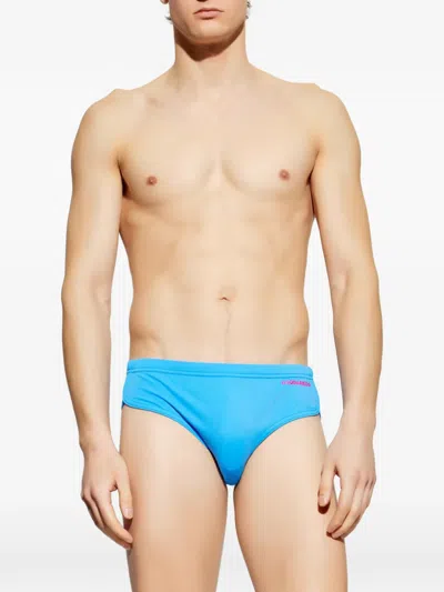 Dsquared2 Logo-print Swimming Trunks In Multi