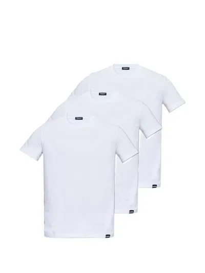 Dsquared2 Logo-patch T-shirt In White