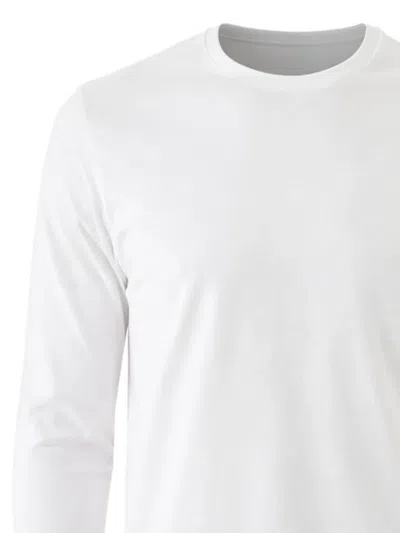 Patrick Assaraf Long-sleeves T-shirt In White