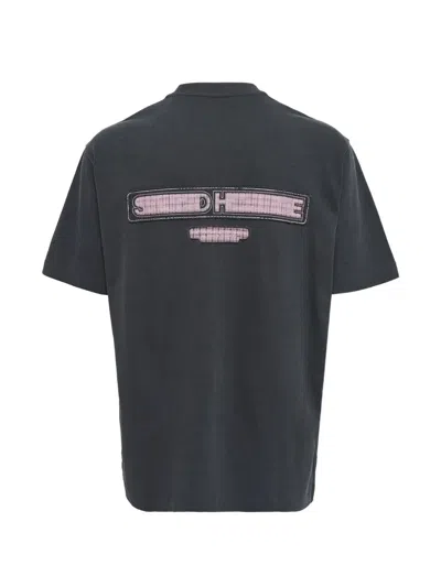 Solid Homme Logo-detail T-shirt In Black