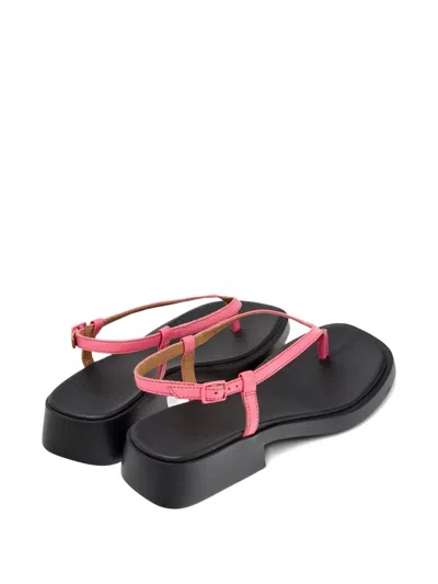 Camper Dana Leather Sandals In Multi