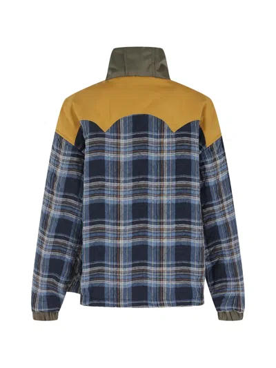 Marbell Turtleneck Long-sleeved Jacket In Multi