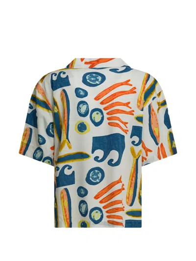Patagonia Printed Buttoned Shirt In White