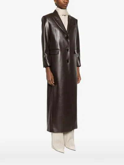 Eraldo Buttoned Coat In Multi