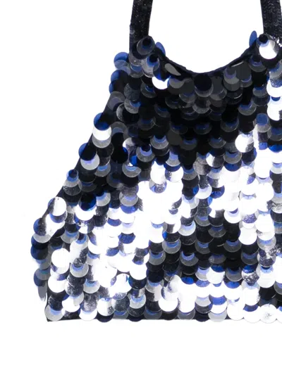 P.a.r.o.s.h Sequin-embellished Top In Blue