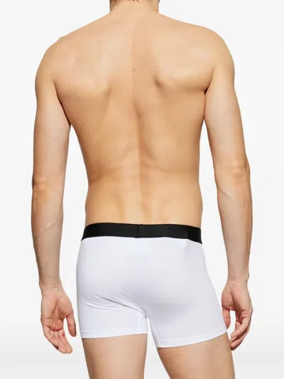 Dsquared2 Logo-waistband Briefs In Brown